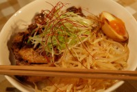 チャーシュー丼 - rice with roasted pork fillet 