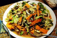 野菜のゆずこしょうソテー - Sautéed vegetable with Yuzu pepper